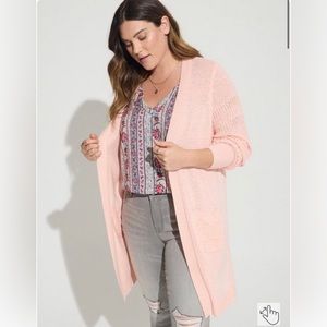 NWT Torrid Pink cardigan, 5X